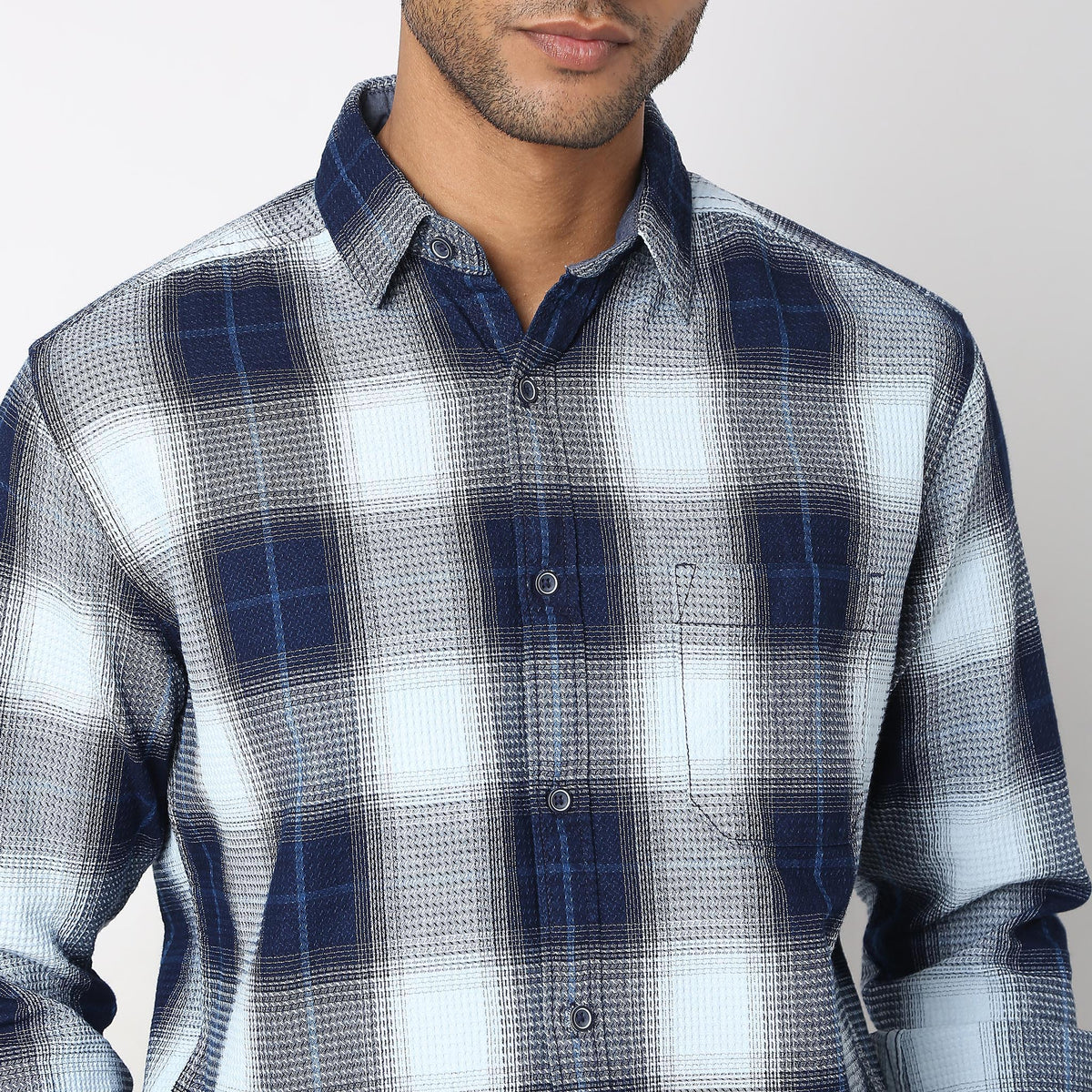 Regular Fit Checkered Shirt