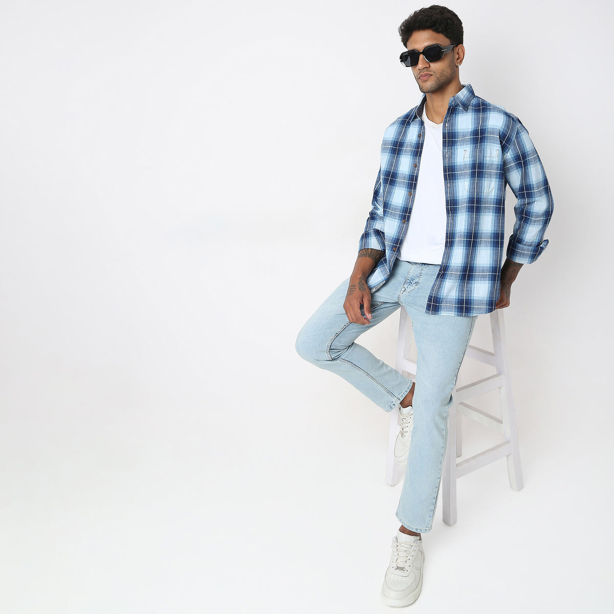 Regular Fit Checkered Shirt