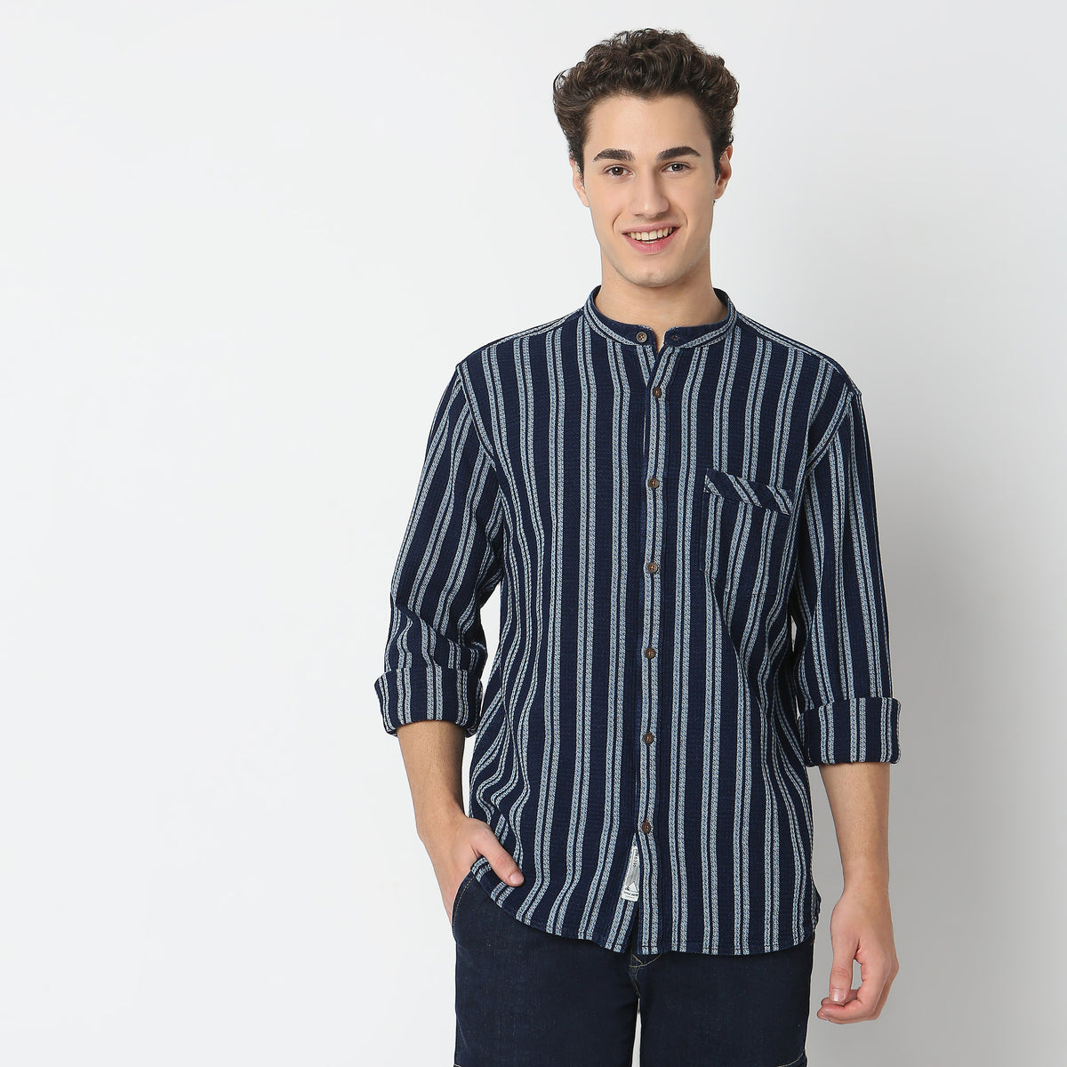 Regular Fit Striped Shirt