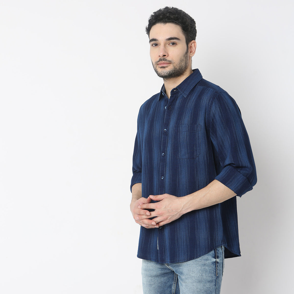 Regular Fit Striped Shirt