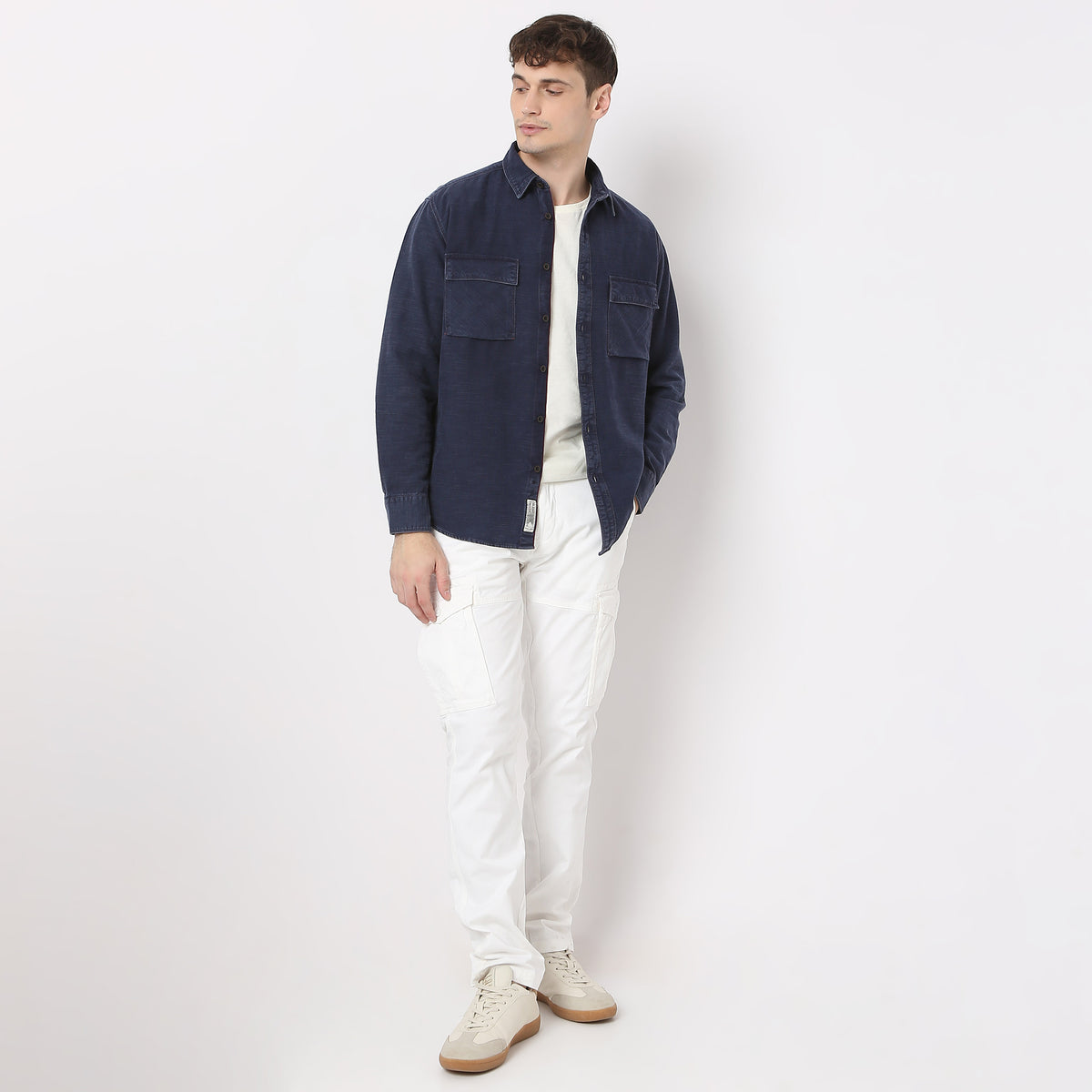 Minimalist Aesthetic Classic Design with a Modern Denim Shirt