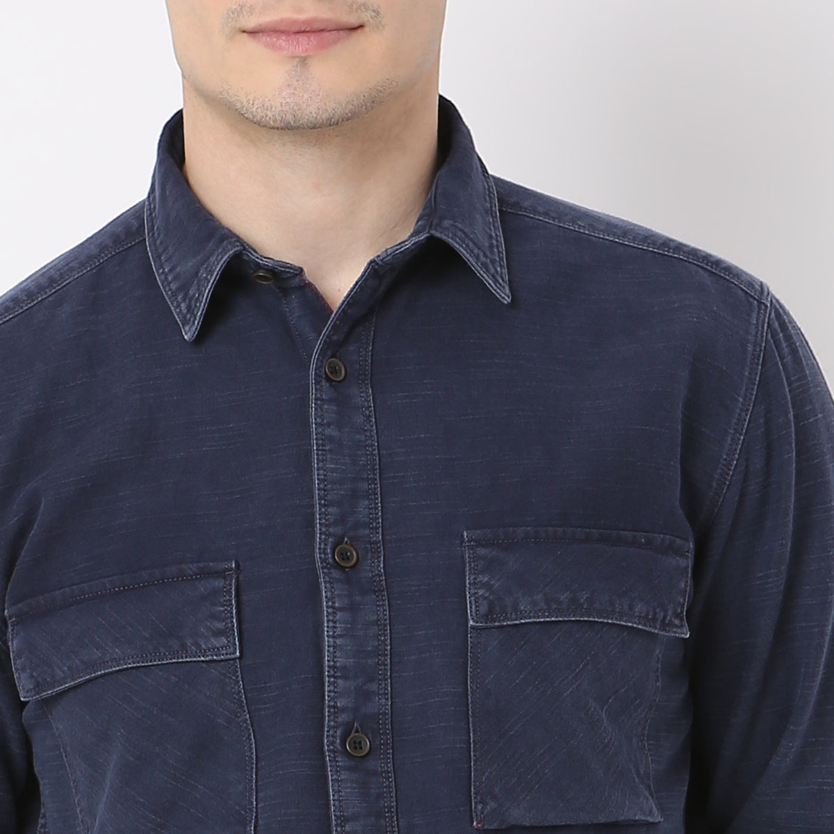 Minimalist Aesthetic Classic Design with a Modern Denim Shirt