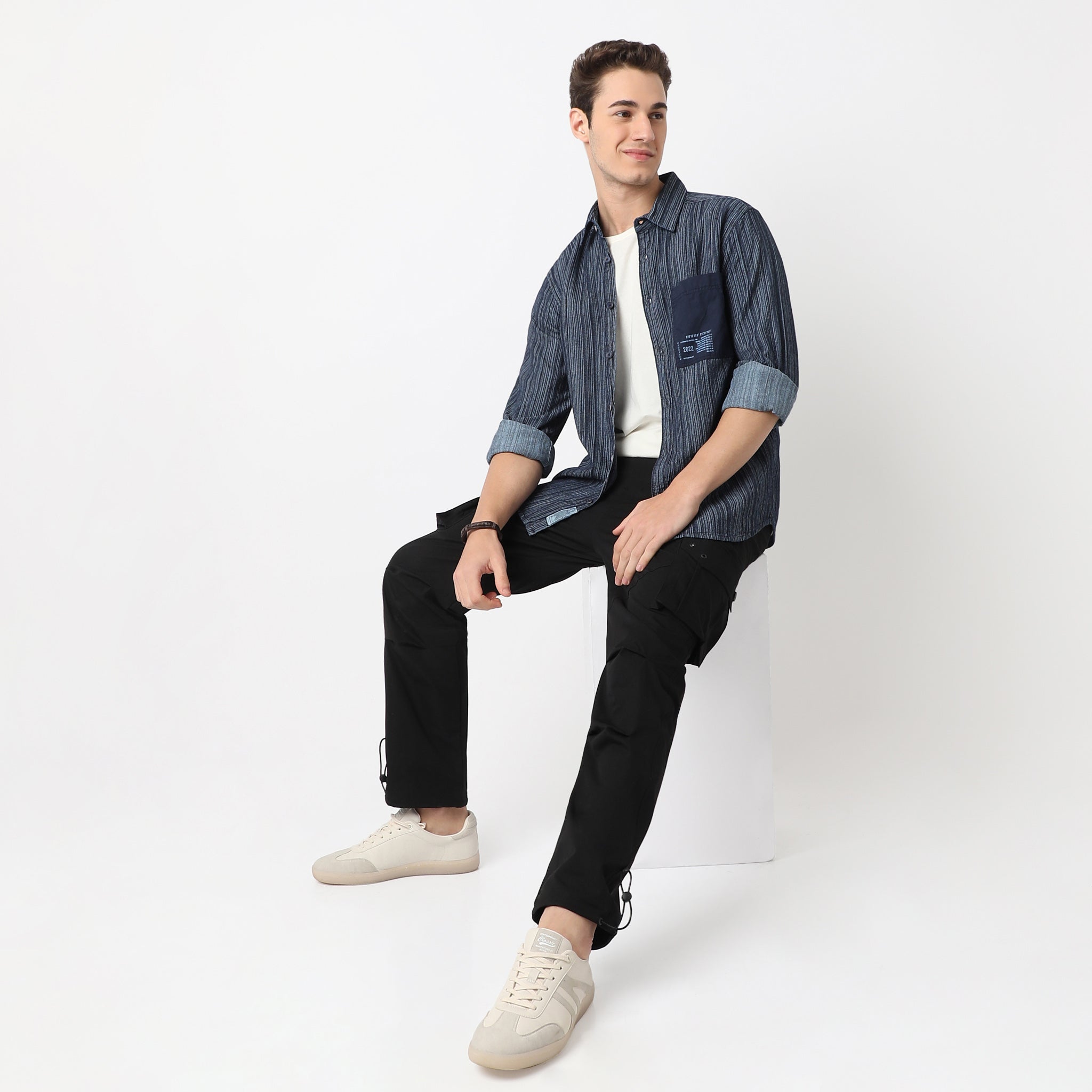 Striped Modern Explorer Cruiser Shirt