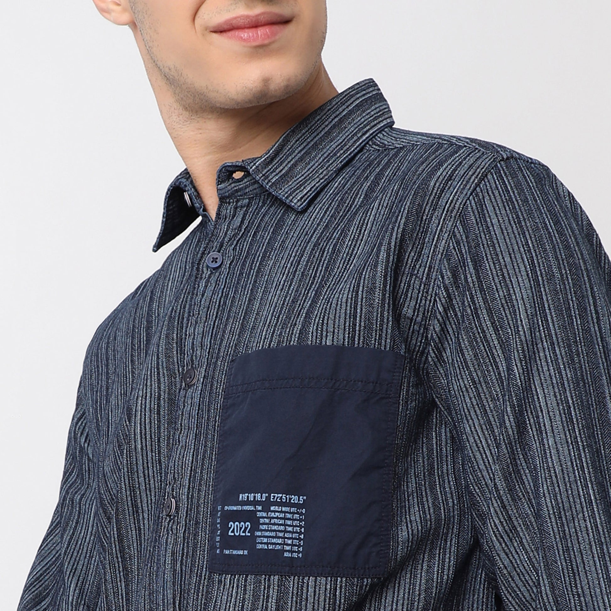 Striped Modern Explorer Cruiser Shirt