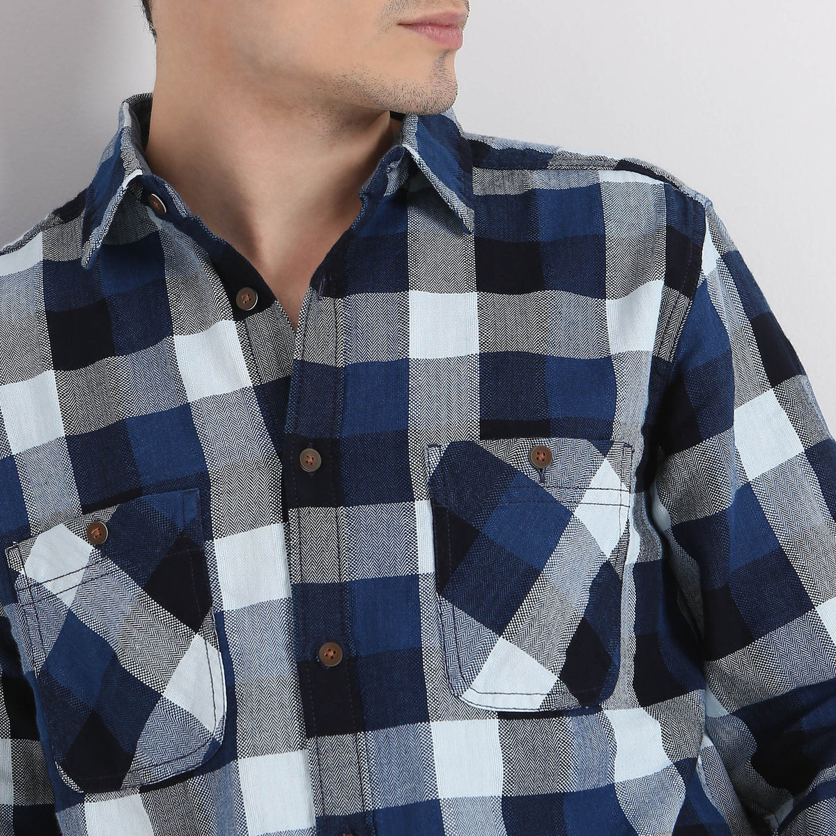 Checkered Modern Indigo Cruiser Shirt