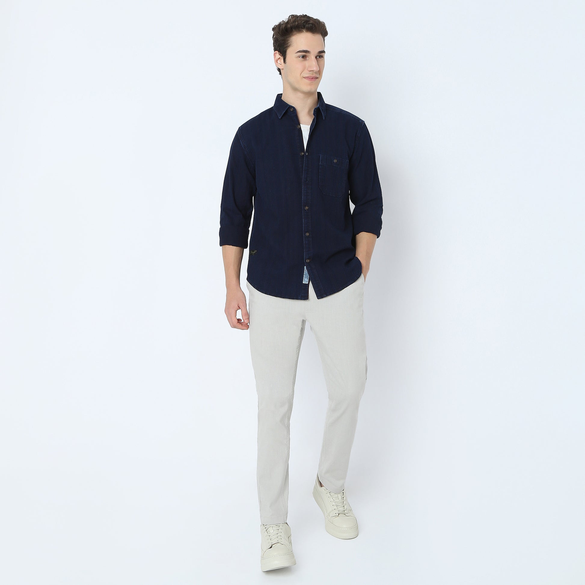 Striped Modern Explorer Cruiser Casual Shirt