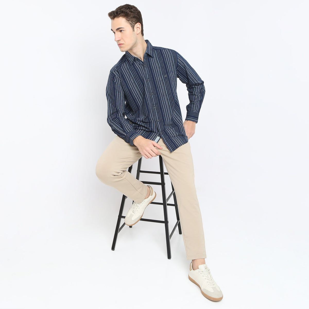 Regular Fit Striped Cruiser Casual Shirt