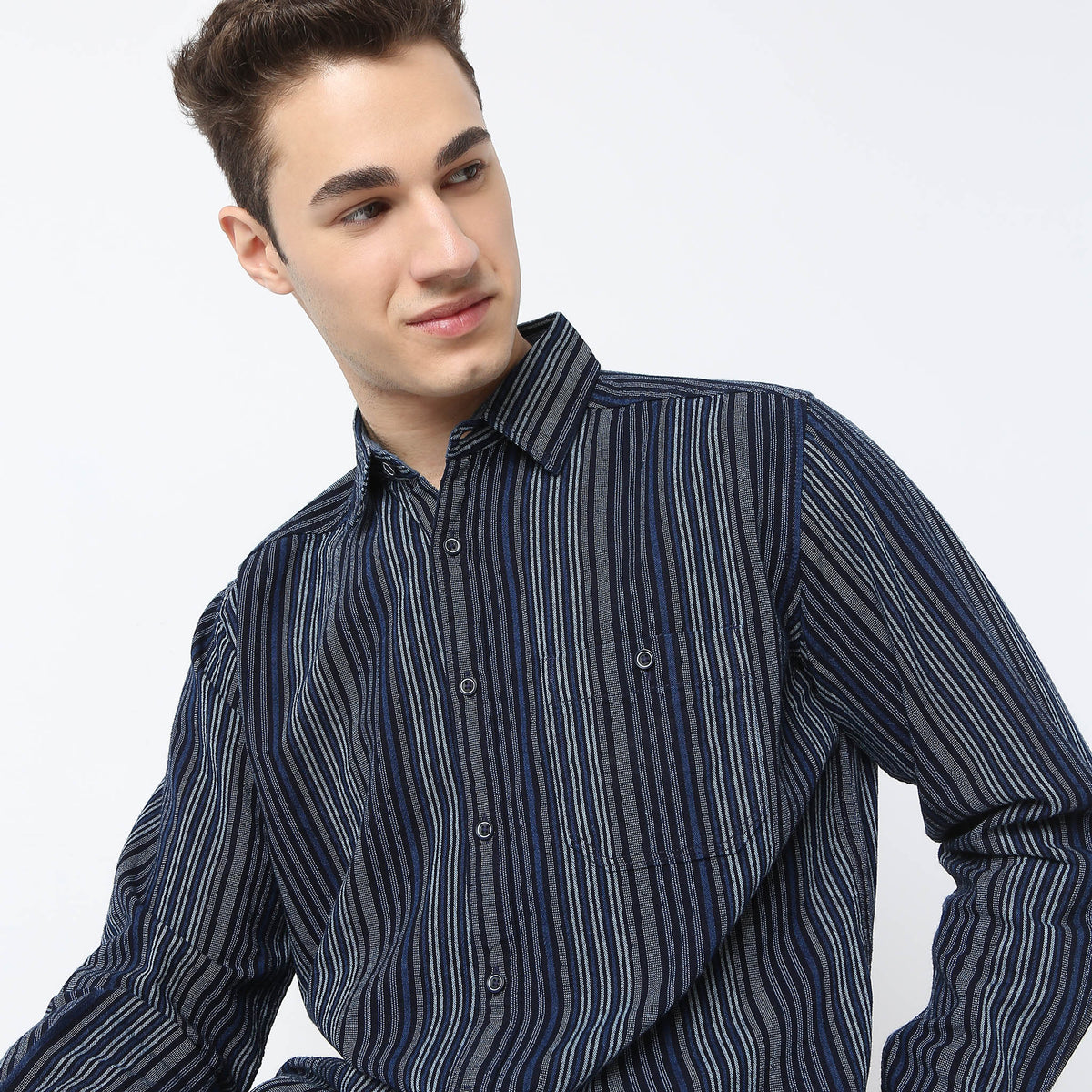 Regular Fit Striped Cruiser Casual Shirt