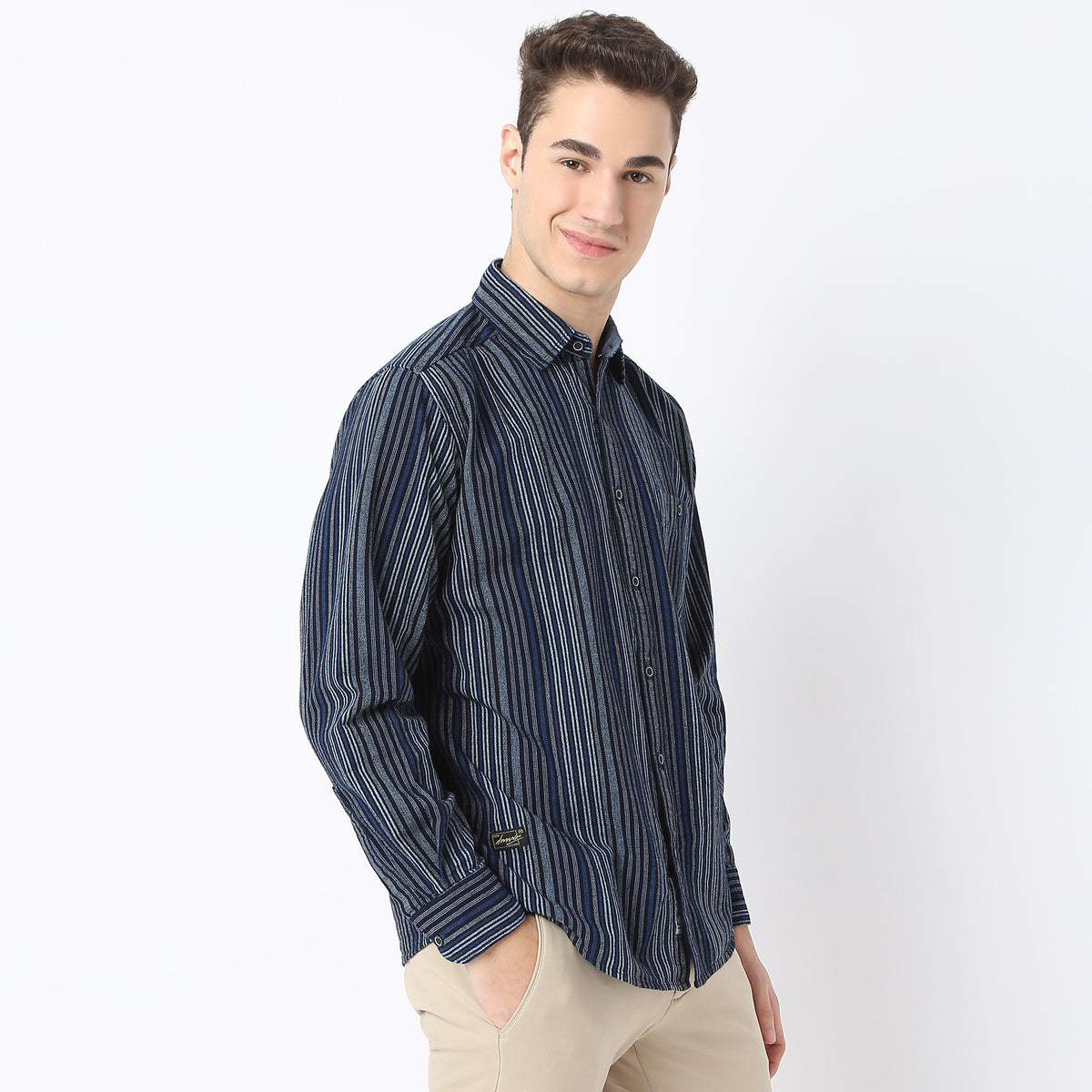 Regular Fit Striped Cruiser Casual Shirt