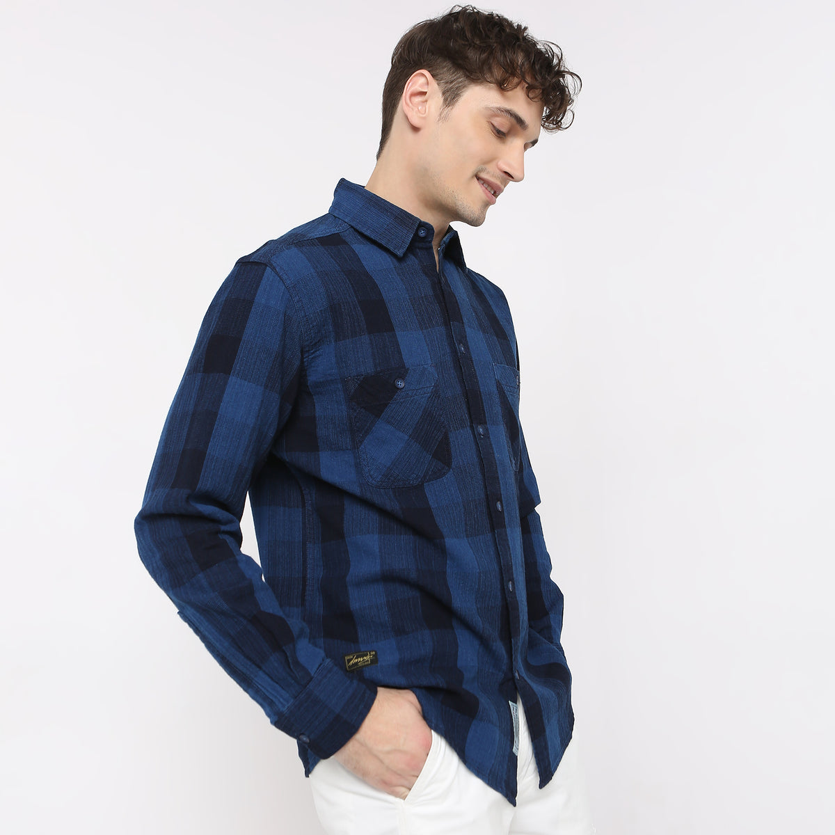 Checkered Modern Indigo Cruiser Shirt