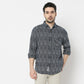 Regular Fit Checkered Shirt Collar Regular Length Shirt