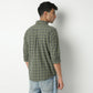 Regular Fit Checkered Shirt Collar Regular Length Shirt