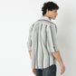 Striped Collar Full Sleeve Shirt
