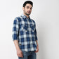 Cruiser Regular Indigo Checkered Shirt