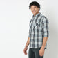 Collar Full Sleeve Checkered Shirt