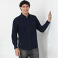 Regular Fit Indigo Check Shirt
