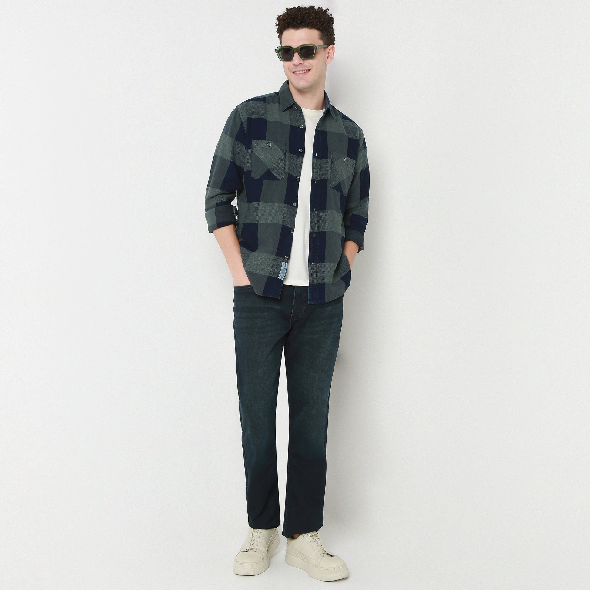 Cruiser Indigo Checkered  Shirt