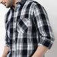 Cruiser Regular Indigo Checkered Shirt