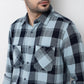 Cruiser Regular Indigo Checkered Shirt