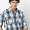 Collar Full Sleeve Checkered Shirt