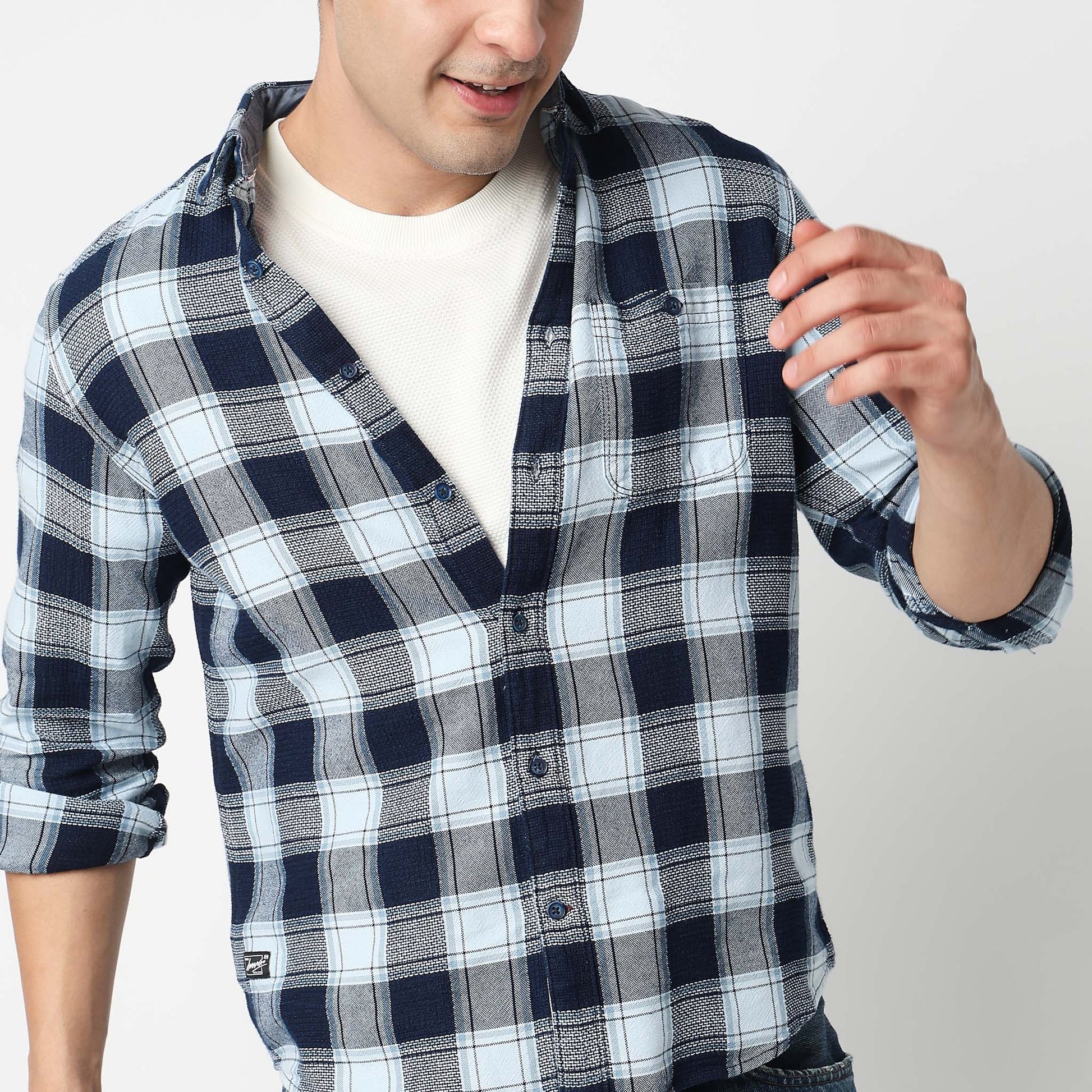 Cotton Checkered Cruiser Shirt 