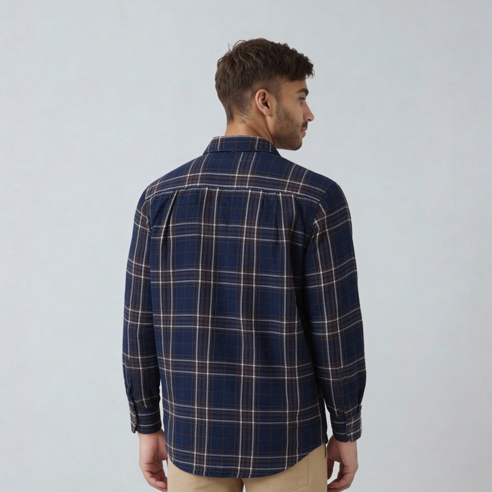 Cotton Checkered Full Sleeve Shirt