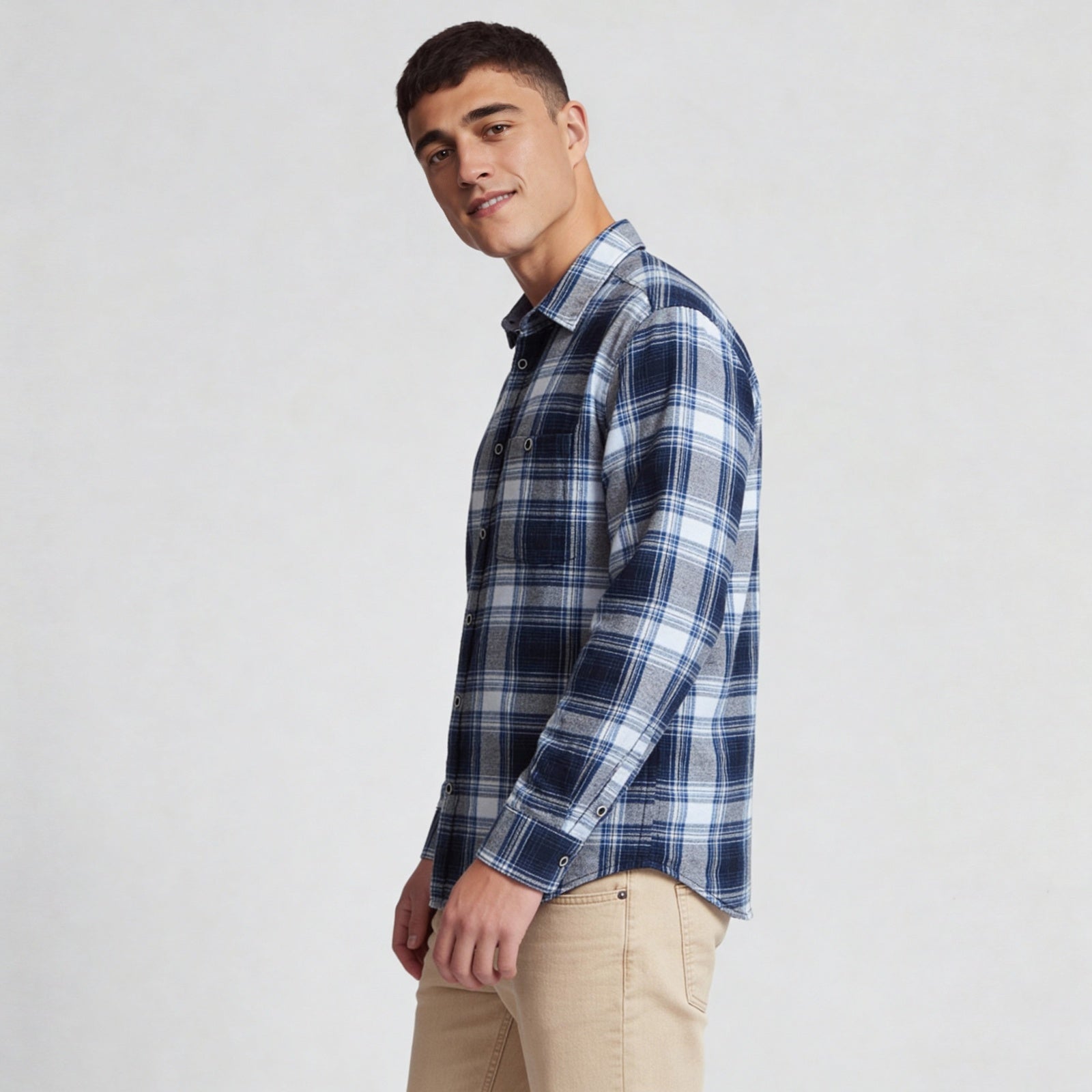 Cotton Checkered Full Sleeve Shirt