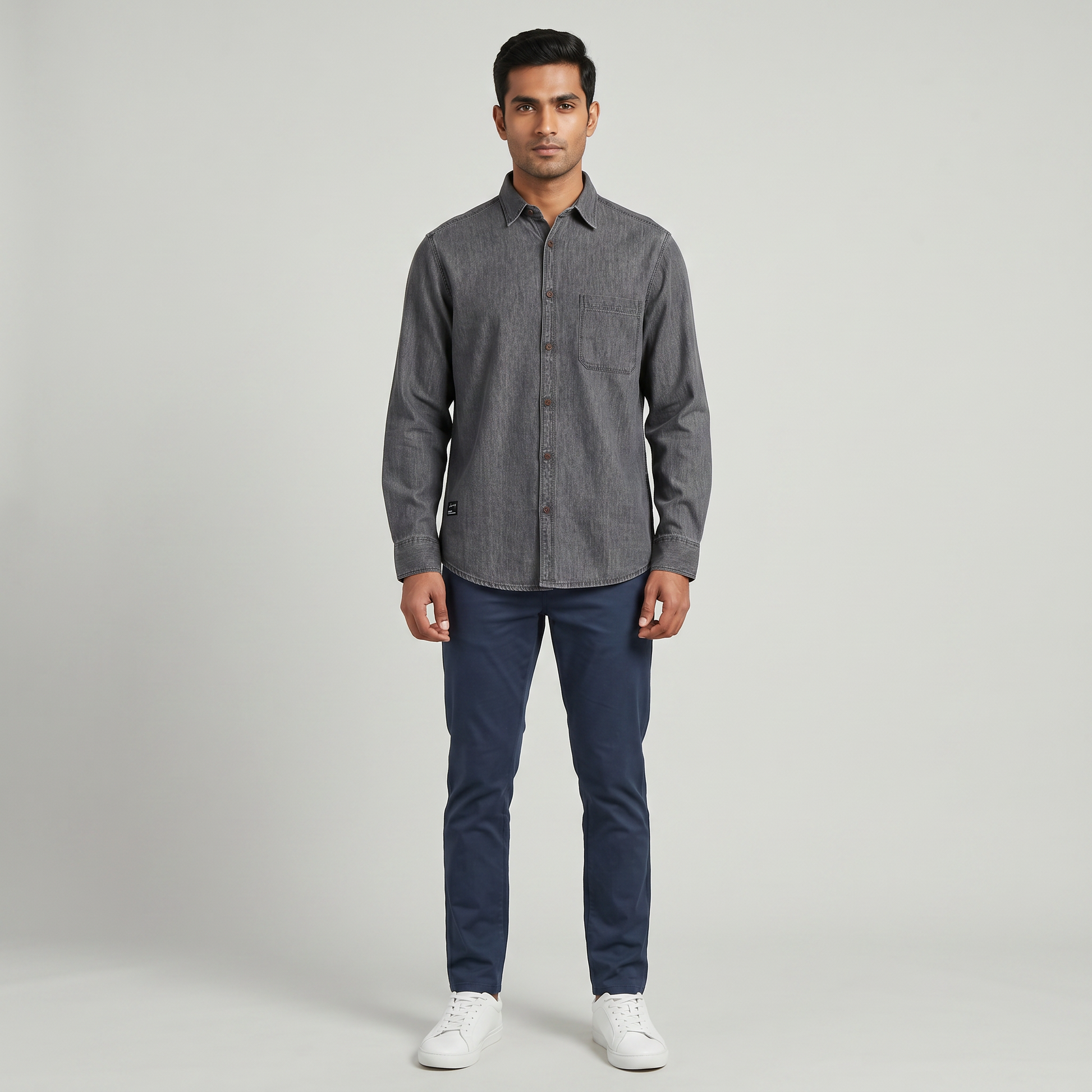 Cotton Solid Shirt