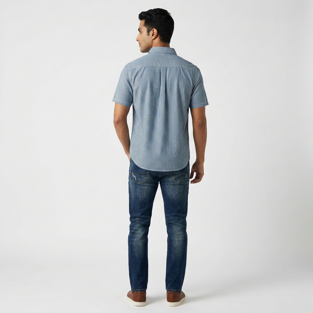 Cotton Striped Cruiser Shirt