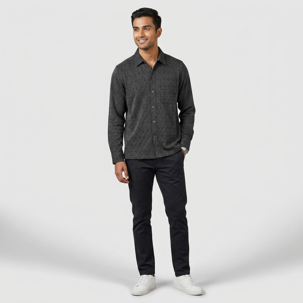 Cotton Solid Cruiser Shirt
