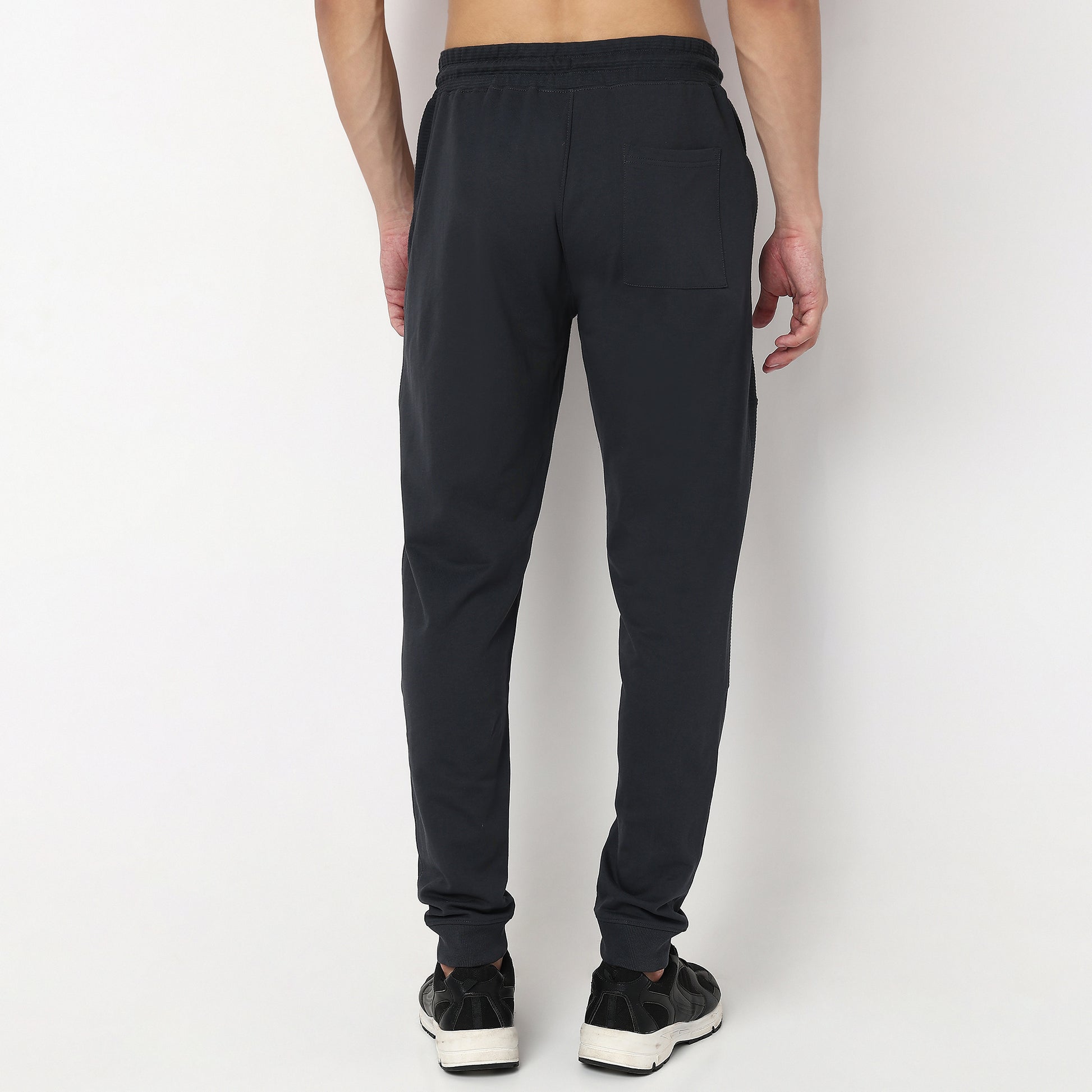 Modern Explorer Stretchable with Ribbed Panel Moto Joggers