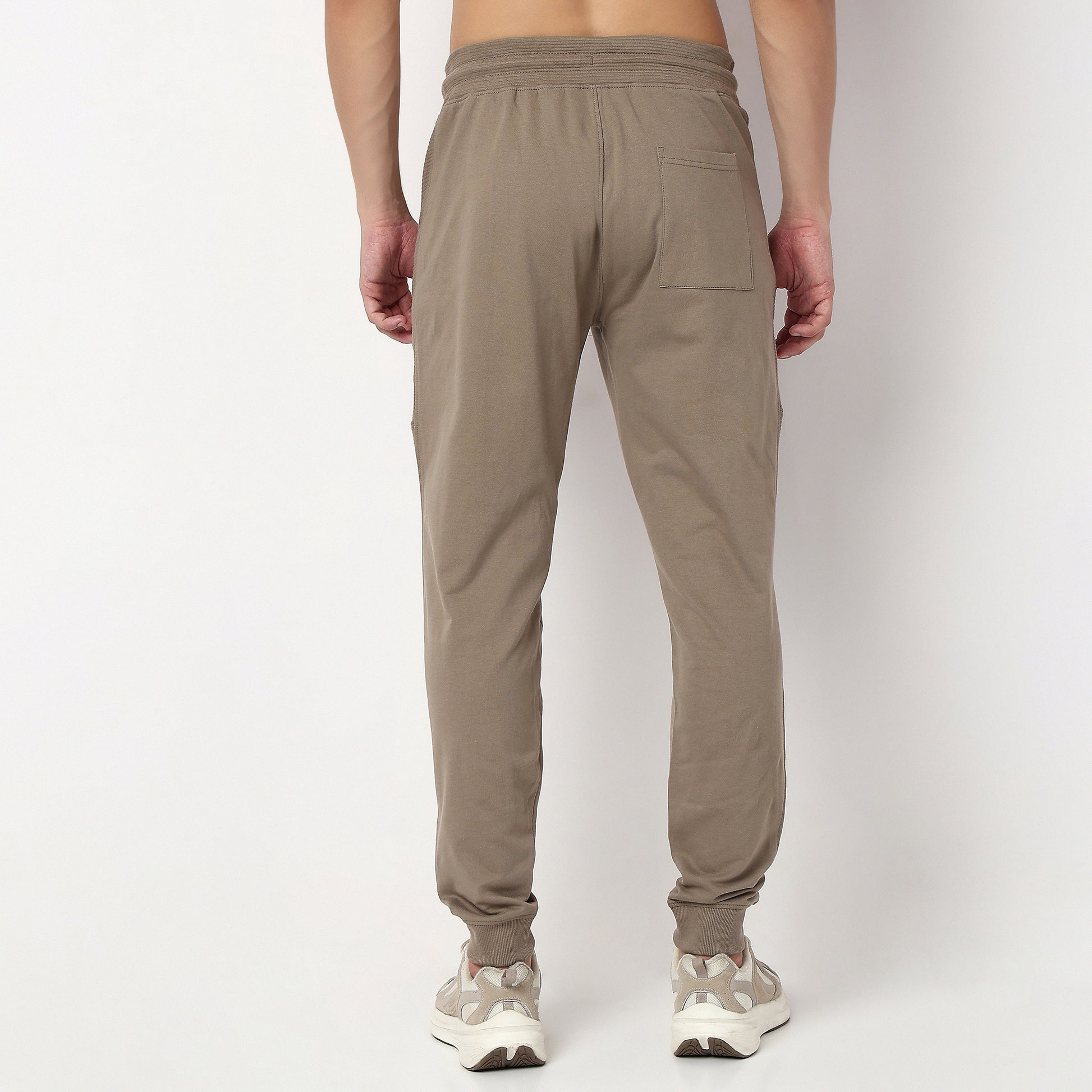 Modern Explorer Stretchable with Ribbed Panel Moto Joggers
