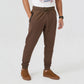 Knitted Solid Moto Jogger