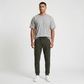 Cotton Mid Rise Moto Joggers