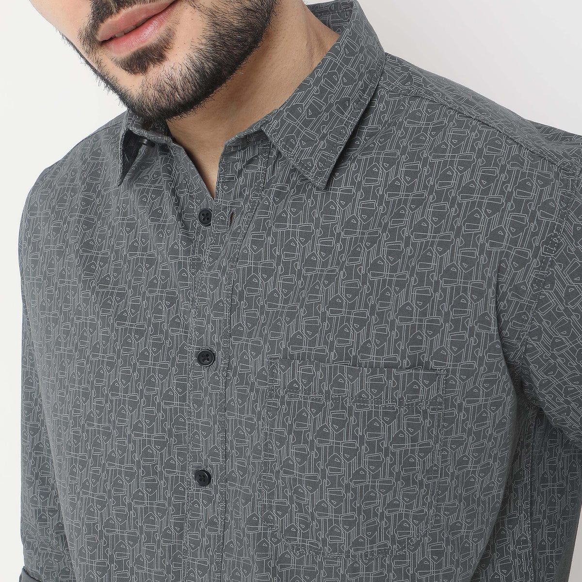 Regular Fit Printed Shirt