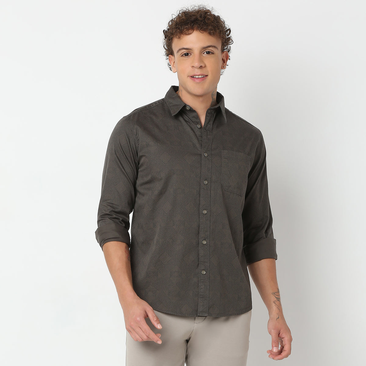 Regular Fit Printed Shirt