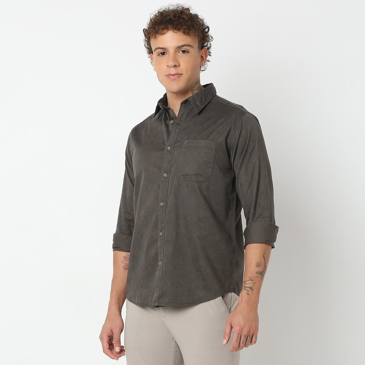 Regular Fit Printed Shirt