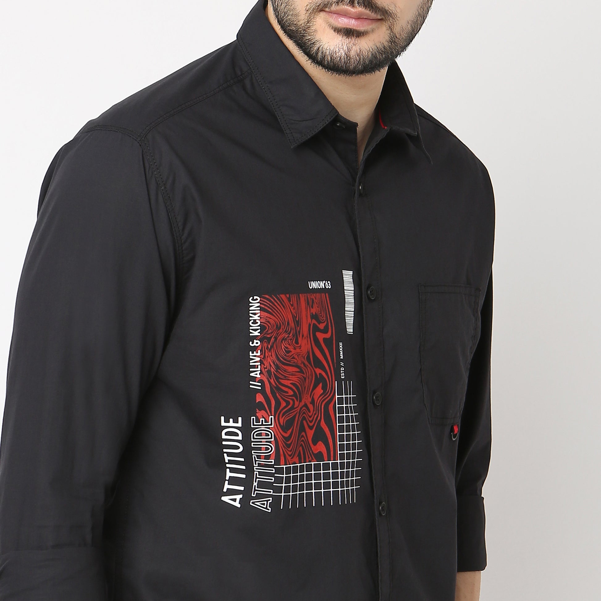 Printed Modern Explorer Alpha Shirt