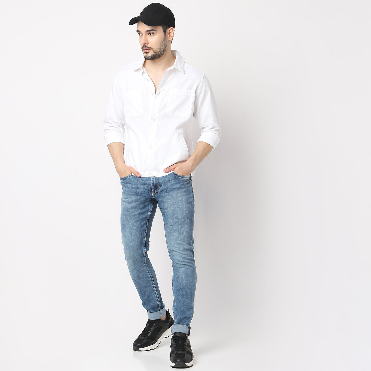 Regular Fit Solid Shirt