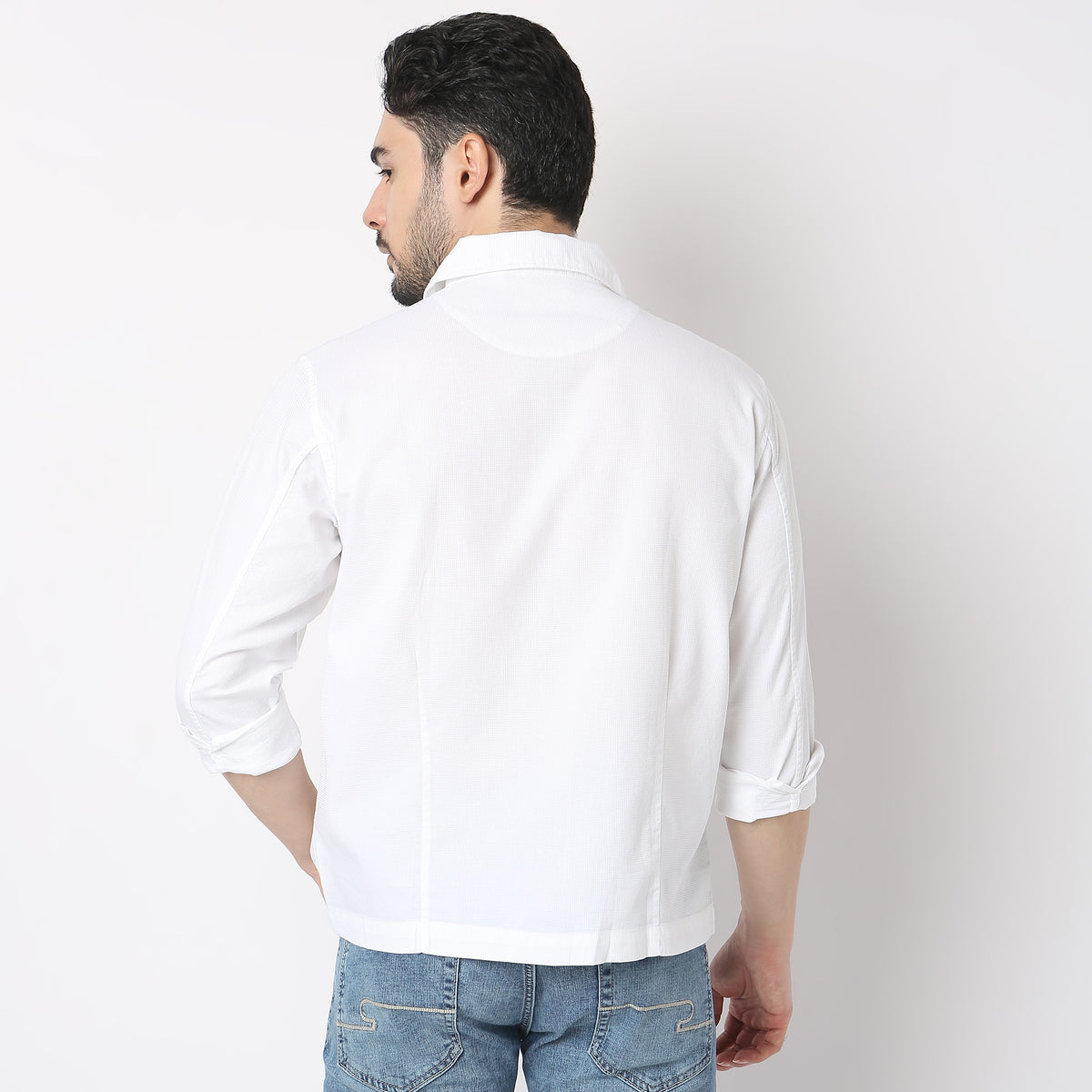 Regular Fit Solid Shirt