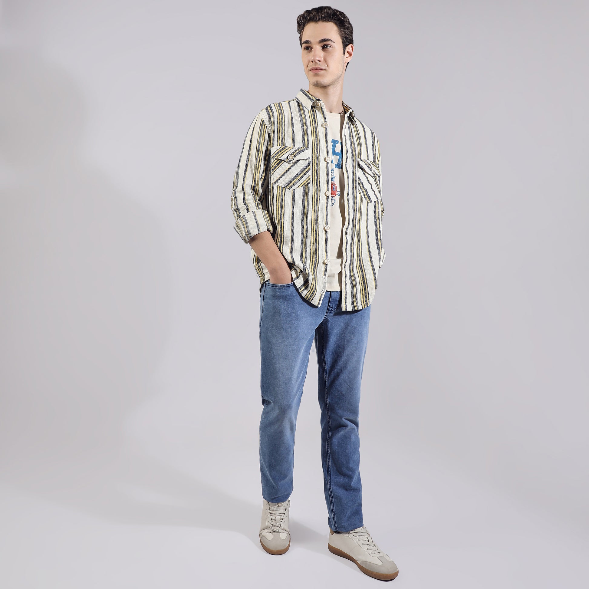 Oversize Striped Shirt