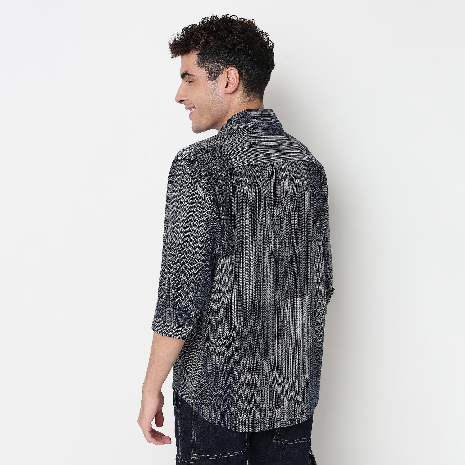 Buy Men Oversize Checkered Full Sleeve Shirt  - Style Union