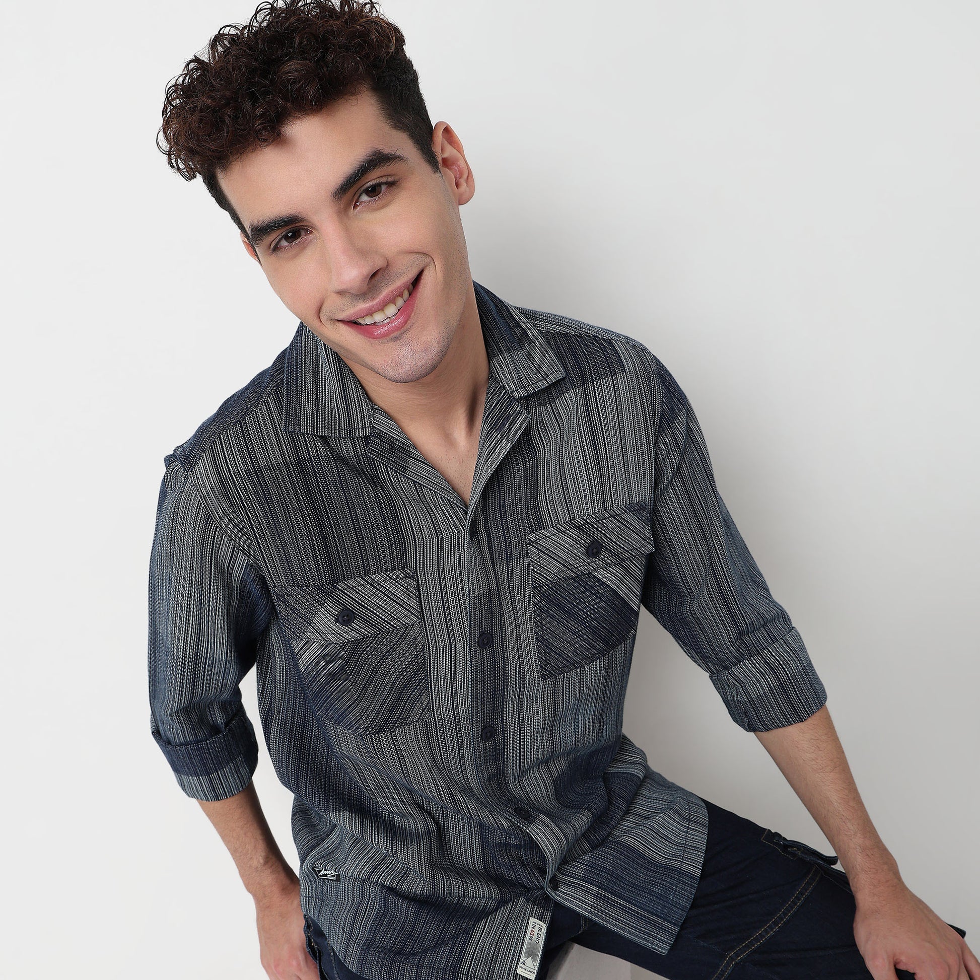 Buy Men Oversize Checkered Full Sleeve Shirt  - Style Union