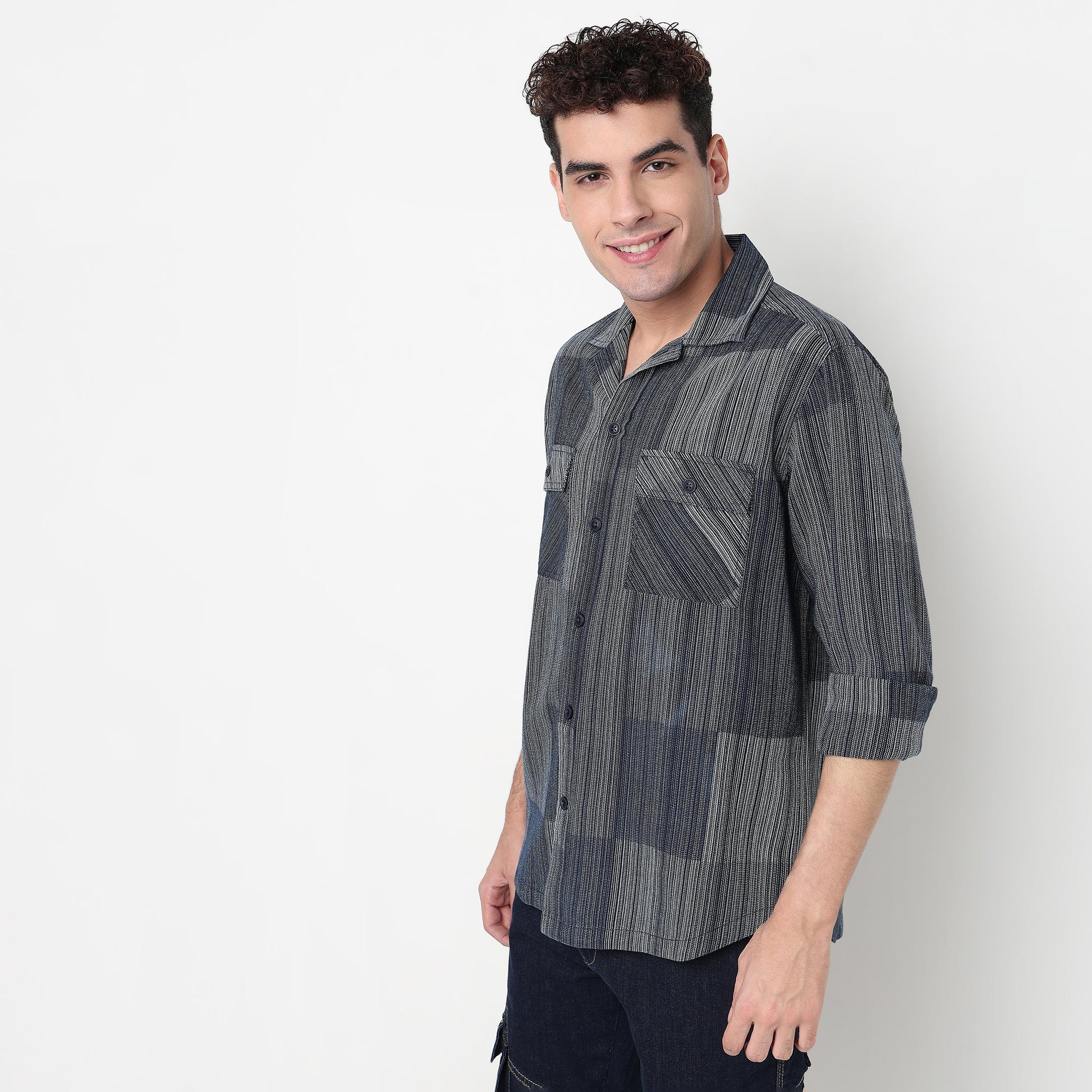 Buy Men Oversize Checkered Full Sleeve Shirt  - Style Union