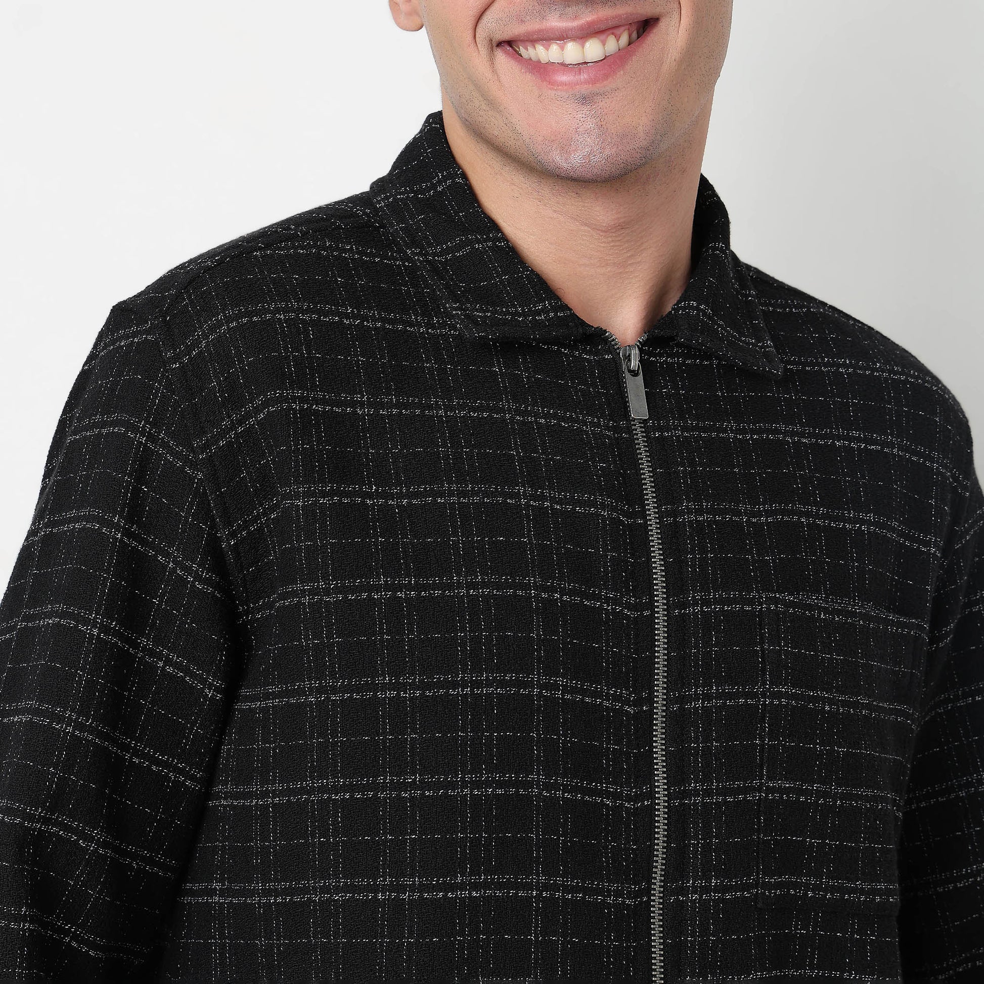 Buy Men Oversize Checkered Full Sleeve Shirt  - Style Union