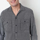 Buy Men Oversize Striped Full Sleeve Shirt  - Style Union