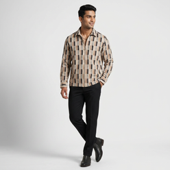 Cotton Checkered Oversize Shaket