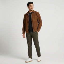 Cotton Solid Oversize Shaket