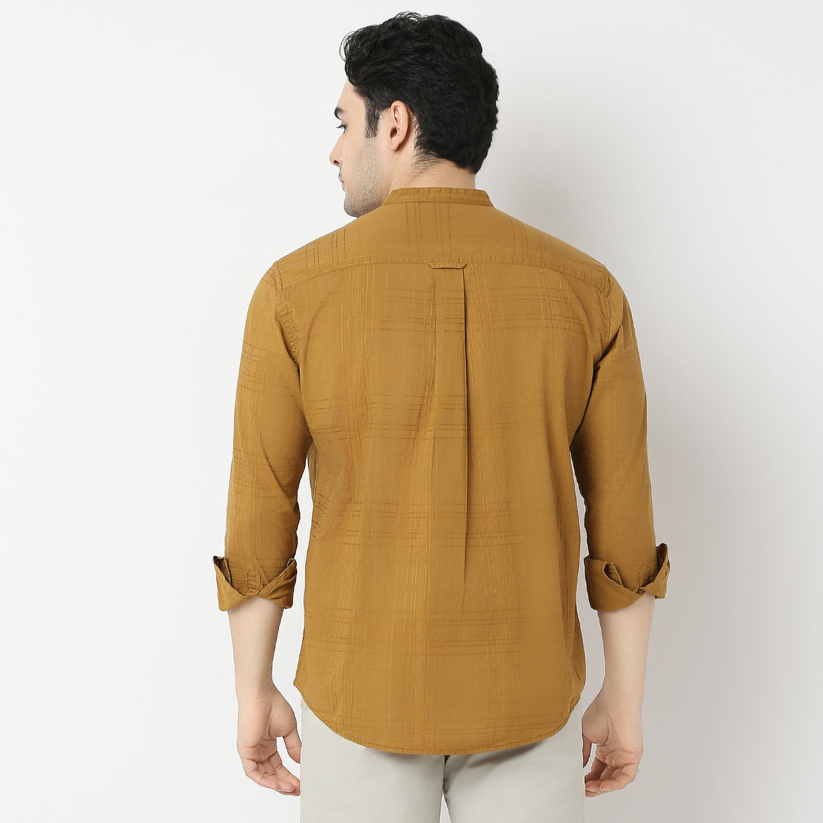 Regular Fit Solid Shirt