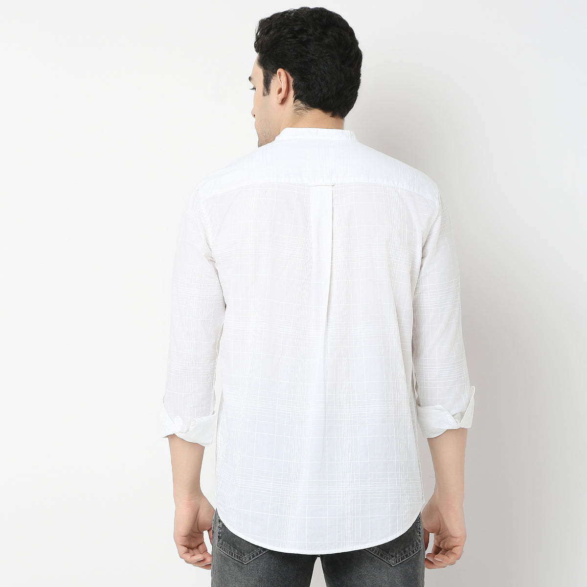 Regular Fit Solid Shirt